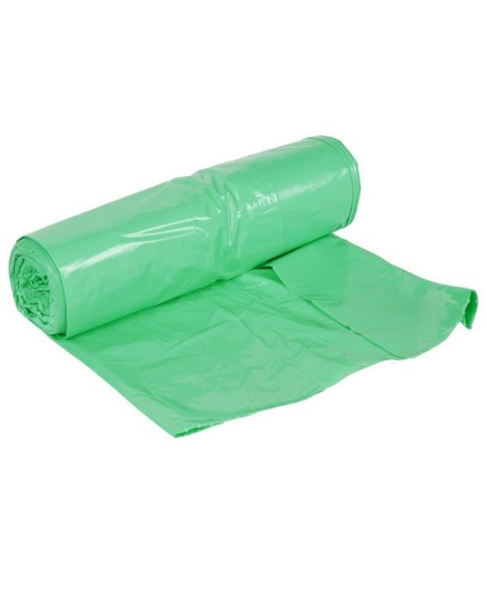 SOFY'S sacchi busta pattumiera chiudi facile con maniglia 55x70 VERDE rotolo 15 pezzi