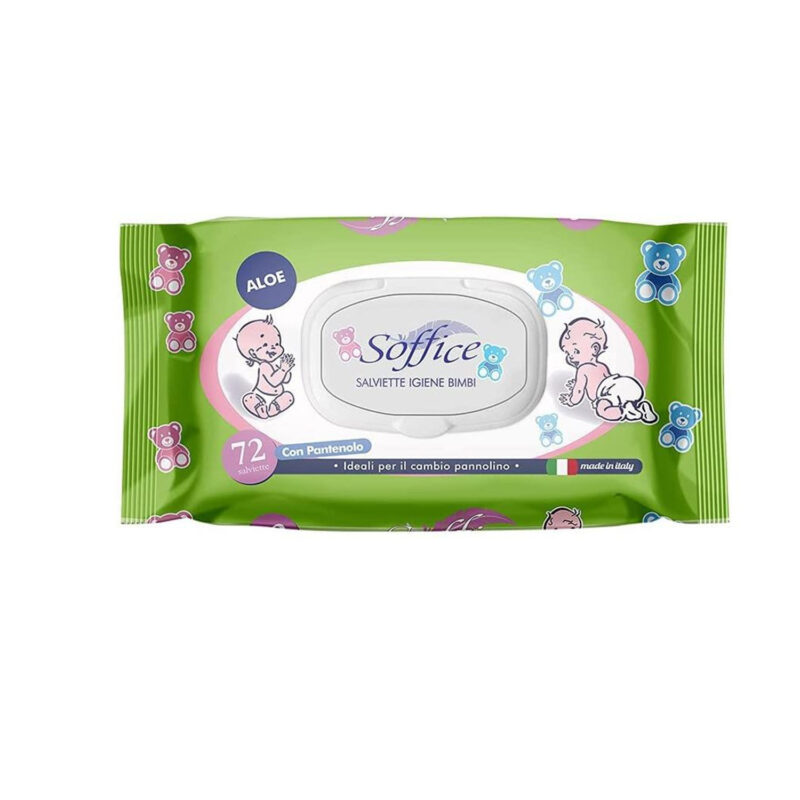 SOFFICE Salviette umidificate baby da 72pz ALOE    8006335002537