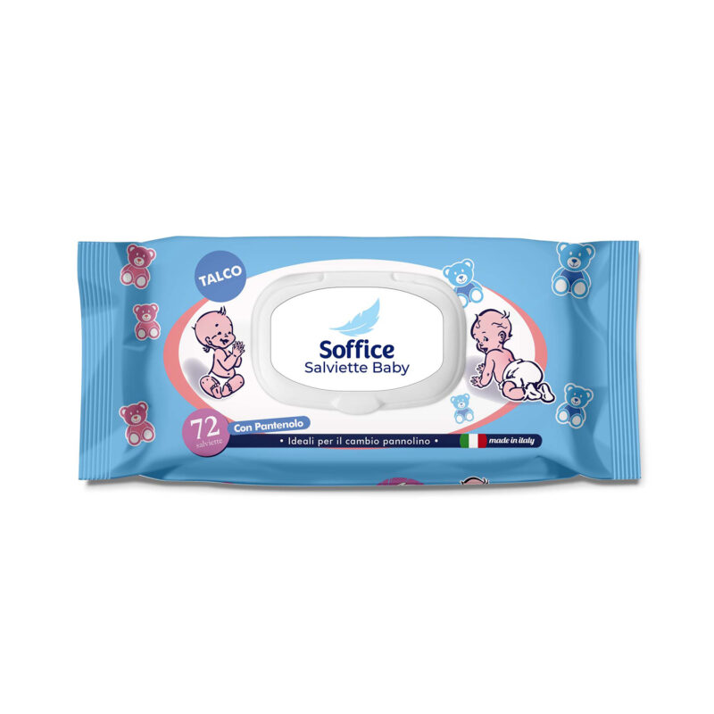 SOFFICE Salviette umidificate baby da 72pz TALCO   8006621101722