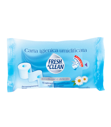 FRESH & CLEAN carta igienica umidificata da 48 salviette   8002340015838