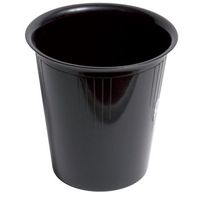 Plastic Cestino gettacarta tipo chiuso 13lt Dimensioni prodotto  H 31,5 cm diamentro 30 cm colore MARRONE