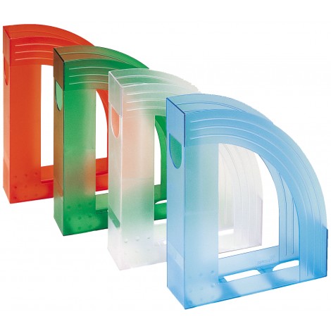 Fellowes Portariviste MODULA con foro di estrazione sul dorso, 24,5x30cm, dorso 7,5cm, colore azzurro  - E803AZ