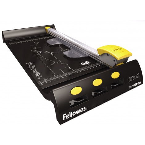 Fellowes Neutron A4 - Taglierina - Taglio dritto, taglio ondulato e taglio fustellato mediante cambio lame - 1pz - 5410001