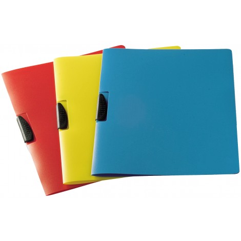 Fellowes Clipper - Cartellina con chiusura a clip, in PPL, formato 22x31cm, capacita` 40 fogli, dorso 8-10cm, colore azzurro - Prezzo singolo, ord. minimo 20pz - F007AZ