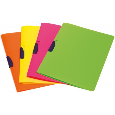 Fellowes Clipper - Cartellina con chiusura a clip, in PPL, formato 22x31cm - 4pz - 1028201