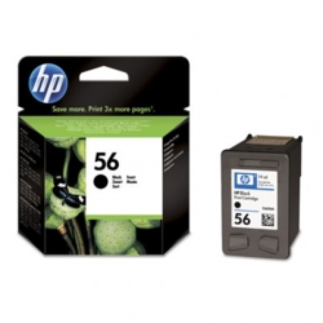C6656AE Cartuccia 56 inchiostro nero per HP OFFICEJET 4255 (520pg) 1pz