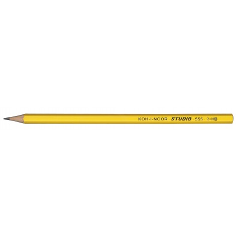 Kohinoor Kin 1500 - Matita in grafite con fusto esagonale, gradazione HB  - 12pz - H555-HB