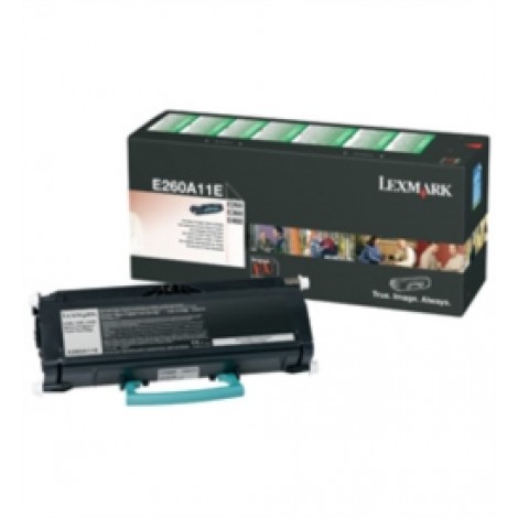 E260A11E Toner RETURN nero per Lexmark E 260 (3.500pg) 1pz