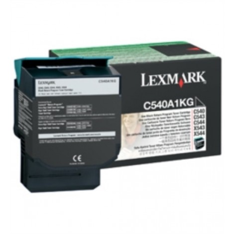 C540A1KG Toner RETURN nero per Lexmark C 540 (1.000pg) 1pz