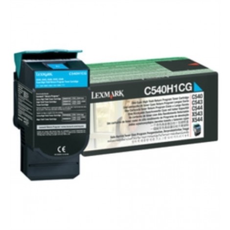 C540H1CG Toner RETURN ciano per Lexmark C 540 (2.000pg) 1pz