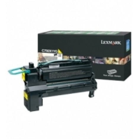C792X1YG Toner RETURN giallo per Lexmark C 792 (20.000pg) 1pz