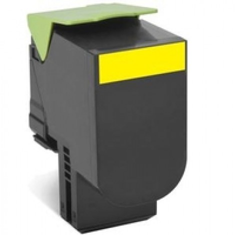 80C2HY0 Toner RETURN giallo per Lexmark CX 410E (3.000pg) 1pz