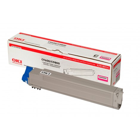 42918914 Toner magenta per Oki C 9600 (15.000pg) 1pz