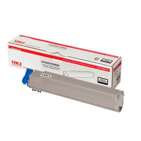 42918916 Toner nero per Oki C 9600 (15.000pg) 1pz