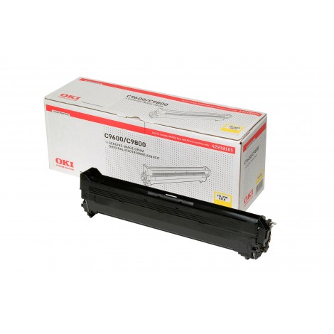 42918105 Drum giallo per Oki C 9600 (30.000pg) 1pz