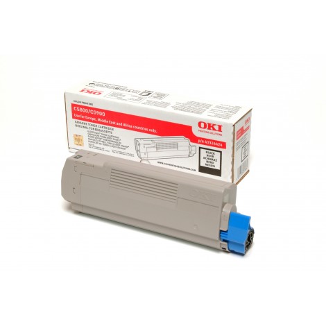 43324424 Toner nero per Oki C 5800 (6.000pg) 1pz