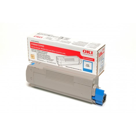 43324423 Toner ciano per Oki C 5800 (5.000pg) 1pz