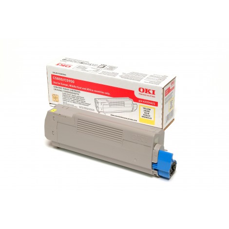 43324421 Toner giallo per Oki C 5800 (5.000pg) 1pz