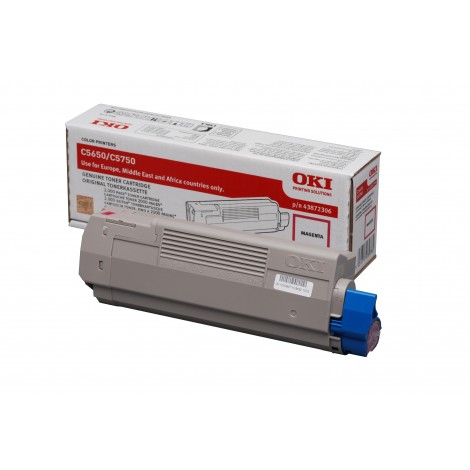 43872306 Toner magenta per Oki C 5650 (2.000pg) 1pz