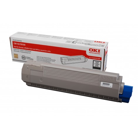 44059108 Toner nero per Oki C 810N (8.000pg) 1pz