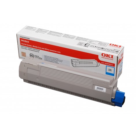 44059211 Toner ciano per Oki MC 860 (10.000pg) 1pz