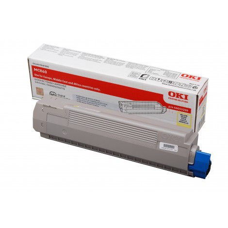 44059209 Toner giallo per Oki MC 860 (10.000pg) 1pz