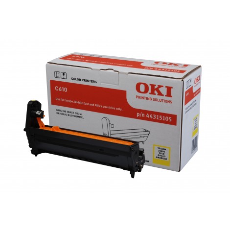 44315105 Drum giallo per Oki C 610 (20.000pg) 1pz
