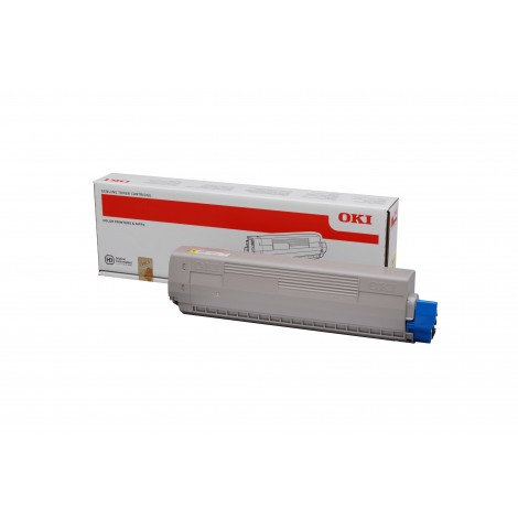 44844505 Toner giallo per Oki C 831 (10.000pg) 1pz