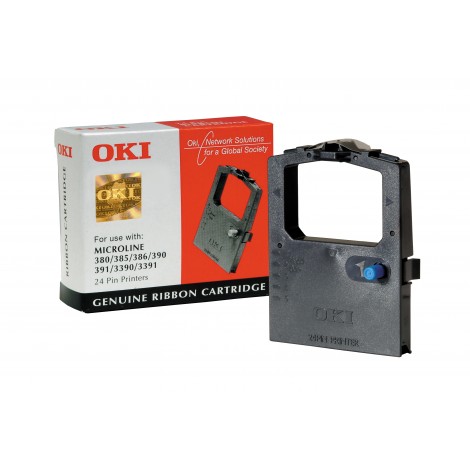 09002309 Nastro nylon nero per Oki ML 380 - 1pz