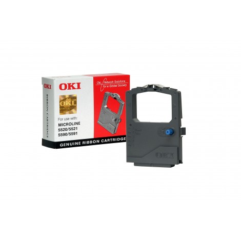 01126301 Nastro nylon nero per Oki 5520 (4.000.000 caratteri) 1pz