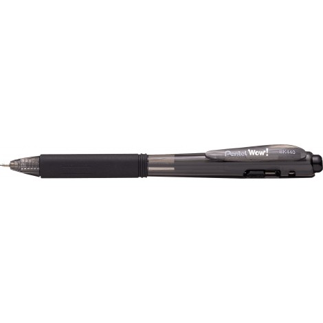 Pentel Feel-it - Penna a sfera con fusto triangolare, punta 1mm, colore nero - Prezzo singolo, ord. minimo 12pz - BX440-AI