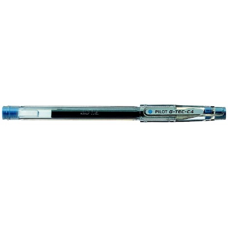 Pilot G-TEC – Penna roller ricaricabile con grip ergonomico, punta 0,4mm, colore blu - Prezzo singolo, ord. minimo 12pz - 011651