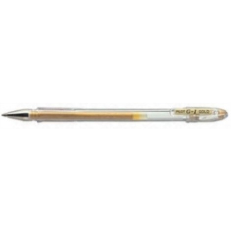 Pilot BL-G1 - Penna roller con inchiostro gel ricaricabile e livello d`nchiostro visibile, grip ergonomico, punta 0,7mm, colore oro - Prezzo singolo, ord. minimo 12pz - 001681