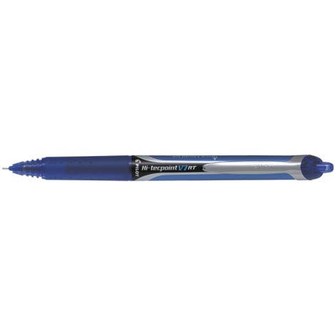 Pilot Hi-Tecpoint V7 - Penna punta ad ago con inchiostro liquido, punta 0,7mm, colore blu - Prezzo singolo, ord. minimo 12pz - 006786
