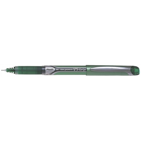 Pilot Hi-Tecpoint V5 – Penna punta ad ago con inchiostro liquido, punta 0,5mm, colore verde – Prezzo singolo, ord. minimo 12pz – 006733
