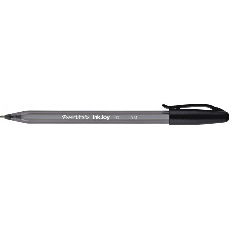 Papermate Inkjoy 100 - Penna a sfera con inchiostro ULV, tratto 1mm, colore nero - Prezzo singolo, ord. minimo 50pz - S0957120