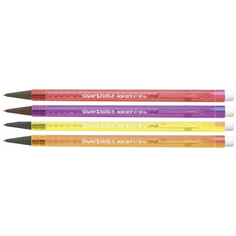 Papermate Non Stop - Portamine con punta rientrante, tratto 0,7mm - Prezzo singolo, ord. minimo 12pz - 1906125