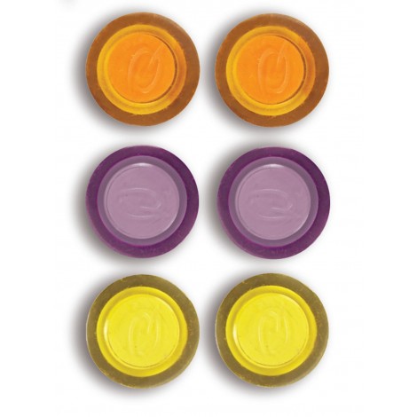 Quartet Magneti per lavagne, colori assortiti - 6pz - 1903790