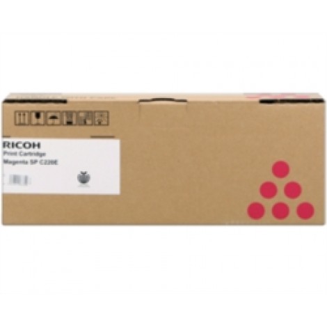407644 Type SPC220 toner magenta per Ricoh AFICIO SP C220N (1.800pg) 1pz