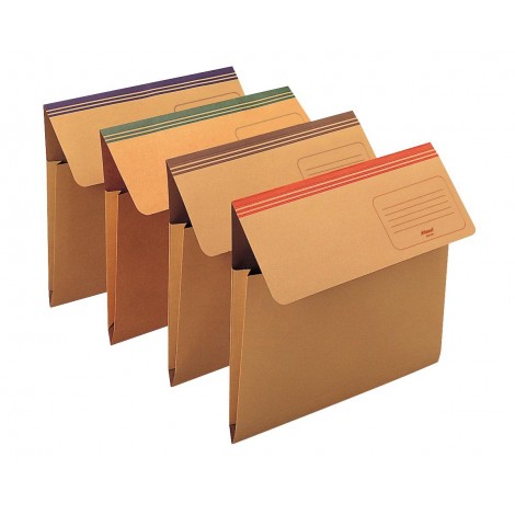King Mec Dixie Mec – Cartelline con tasca in cartoncino portadocumenti, formato 24x32cm, dorso 4cm, capacita` 400 fogli, colore rosso. Prezzo singolo, ord. minimo 20pz – 00029911