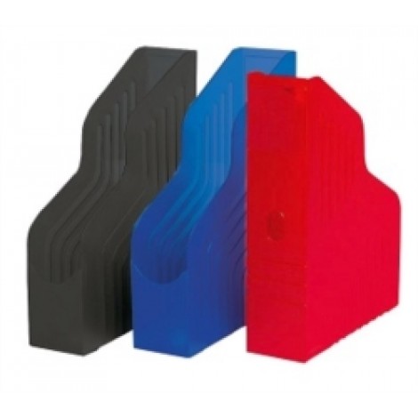 King Mec Portariviste MAGAZINE RACK, 25x32cm, dorso 8cm, colore nero - 00045010