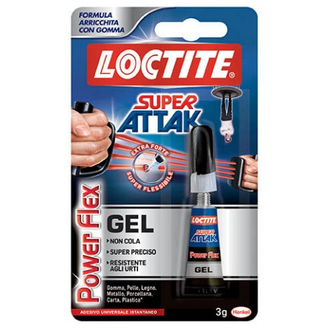 Superattak Colla Flex gel - Adesivo istantaneo universale, 3gr - 1pz - 2631640