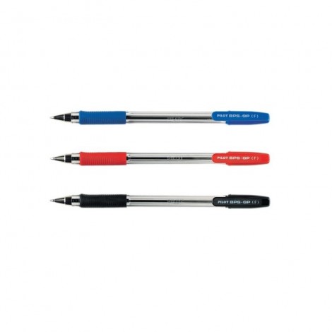 Pilot BPS-GP - Penna a sfera con livello d`inchistro visibile e ricaricabile, punta 1,60mm, tratto 0,33mm, colore nero - Prezzo singolo, ord. minimo 12pz - 001695