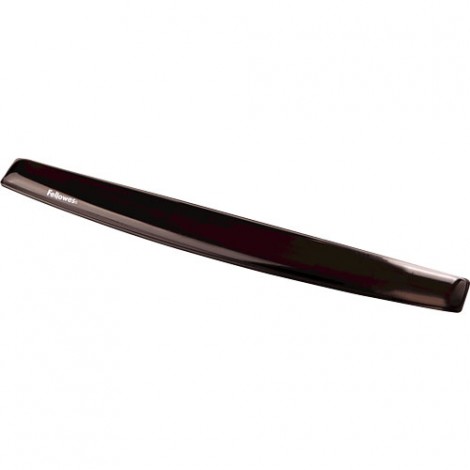 Fellowes Poggiapolsi CRYSTALS da tastiera in gel atossico con base antiscivolo, fornisce un sostegno morbido e sicuro, 6x47,2cm - 1pz - 9112201