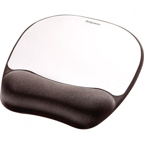 Fellowes Tappetino mouse con poggiapolso in Memory Foam, 20x23.5cm - 1pz - 9175801