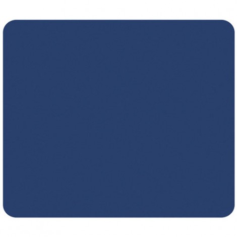 Fellowes Tappetino SOFT mouse con base in gomma e superficie in poliestere, 19x22.5cm, colore blu  - 1pz - 29700