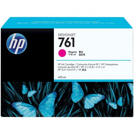 CM993A Cartuccia N761 inchiostro magenta per HP DESIGNJET T 7100 (400ml) 1pz