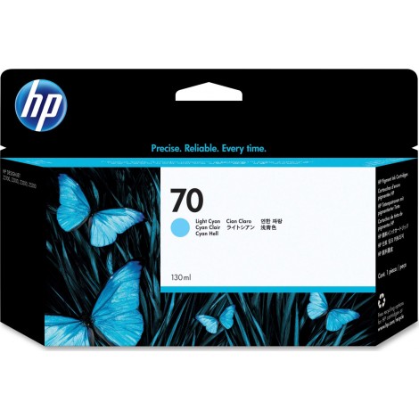 C9390A Cartuccia N70 inchiostro ciano chiaro per HP DESIGNJET Z 3100 (130ml) 1pz