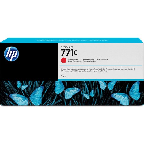 B6Y08A Cartuccia N771 inchiostro rosso cromatico per HP DESIGNJET Z 6200 (775ml) 1pz