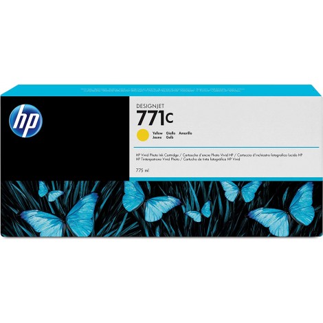 B6Y10A Cartuccia N771 inchiostro giallo per HP DESIGNJET Z 6200 (775ml) 1pz